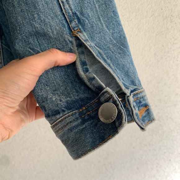 Distressed H&M denim jacket - Picture 5 of 5